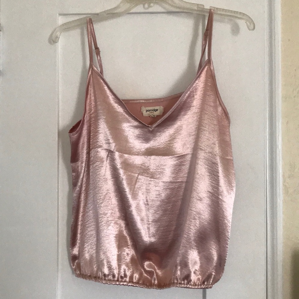 Anthropologie Porridge Satin Cami